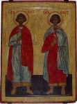 Icon Sts Florus and Laurus  - Hermitage